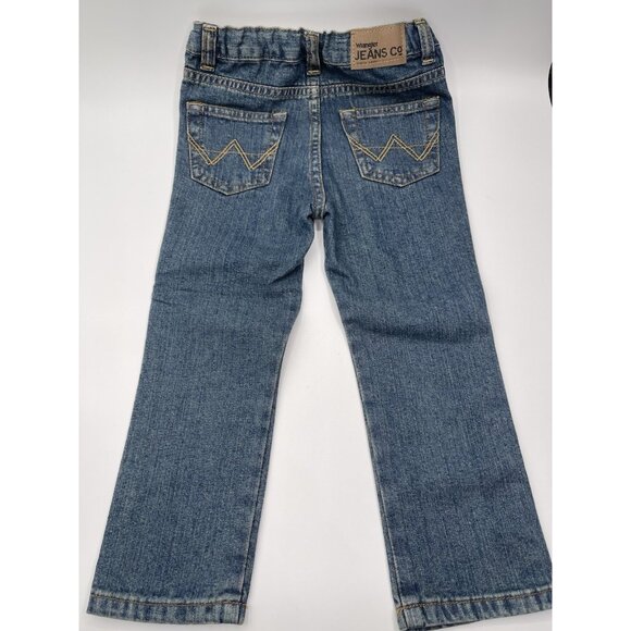 Wrangler Jeans Boys Toddler Size 4T Adjustable Waist - Picture 1 of 5